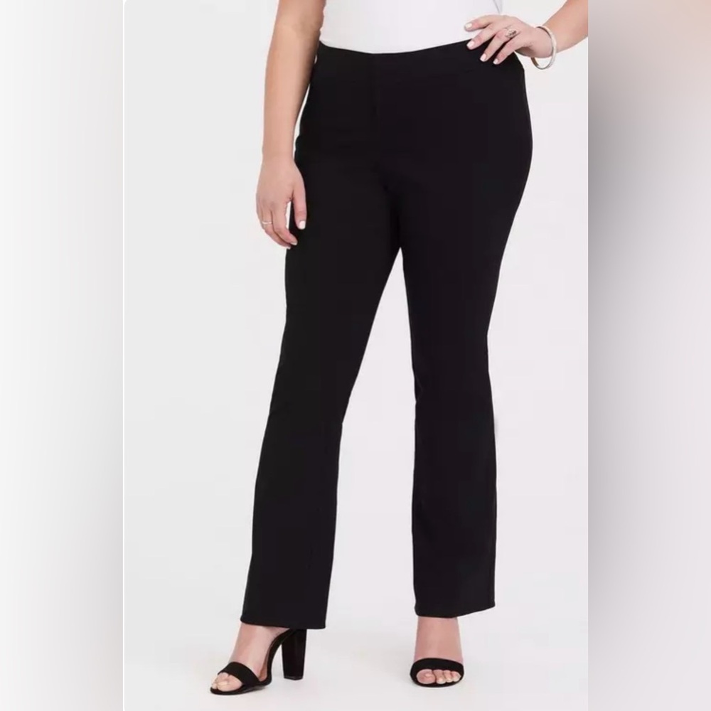 Torrid Studio Standard Millennium Stretch Slim Boot Pant - Black Sz 22R